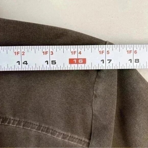 Torrid Moto Jacket Washed Jersey Biker Cropped Brown  Grey Stone Size 1X - Picture 11 of 15